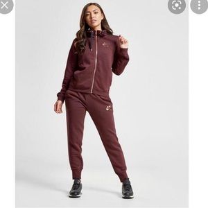 Nike Limited Maroon & Bronze Tracksuit